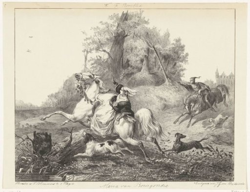 Maria of Burgundy falls from her horse, 1482