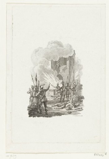 Jan van Schaffelaar jumps from the tower, 1482