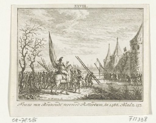 Jonker Frans van Brederode conquers Rotterdam, 1488