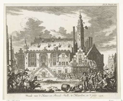 Revolt of the Cheese and Bread People in Haarlem, 1492
