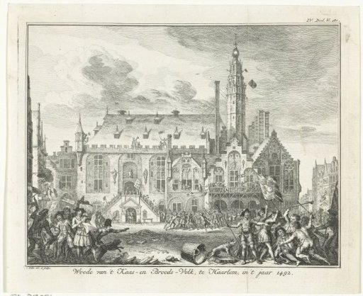 Revolt of the Cheese and Bread People in Haarlem, 1492