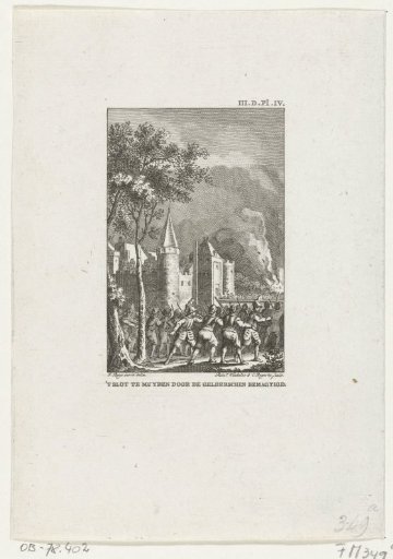 Muiderslot besieged by the Gelders, 1508