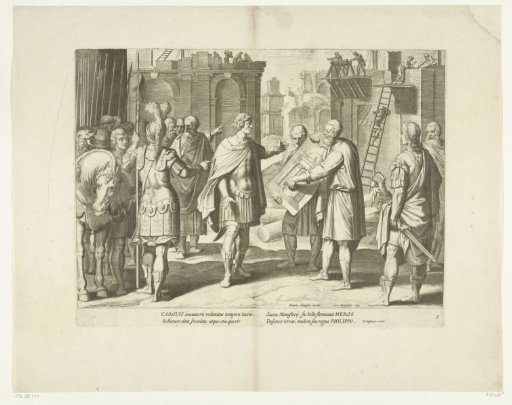Emperor Charles V has a monastery built, 1555, no. 8