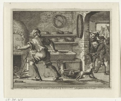 Augustijn de Bakker of Beverwijk captured while at work, 1556