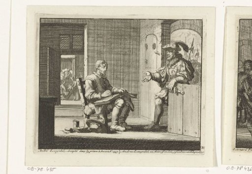 Andries Langedul of Antwerp captured while reading the Bible, 1559