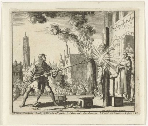 Hendrik Eemkens of Utrecht killed by gunpowder, 1562
