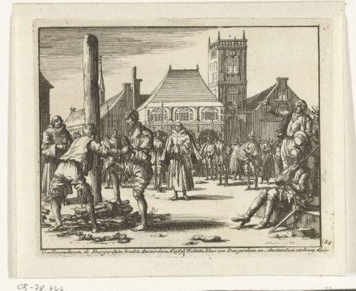 Willem Jansz. climbs the stake in Amsterdam, 1569