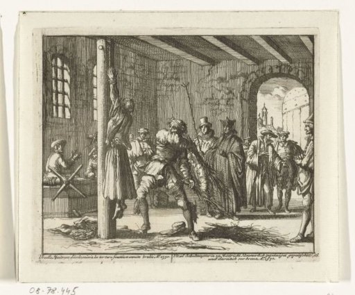Vrouw Ursel in Maastricht whipped in prison, 1570