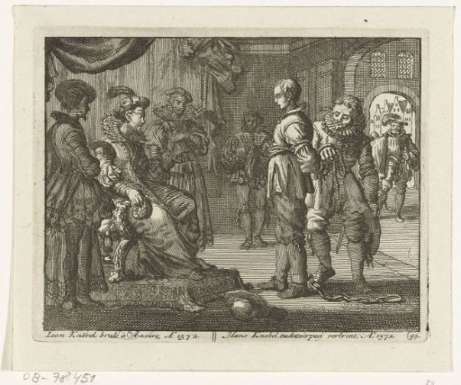 Hans Knevel interrogated in Antwerp, 1572