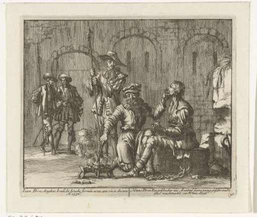 Hans Bret's tongue pierced in Antwerp, 1576