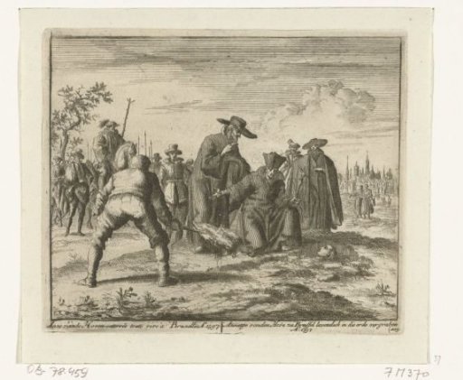 Anneken van den Hove buried alive in Brussels, 1597