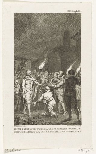 The reception of Emperor Charles V in Utrecht, 1540
