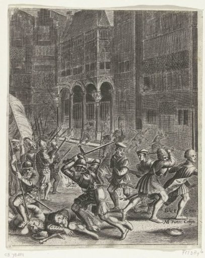 The Anabaptists occupy the Dam, 1535