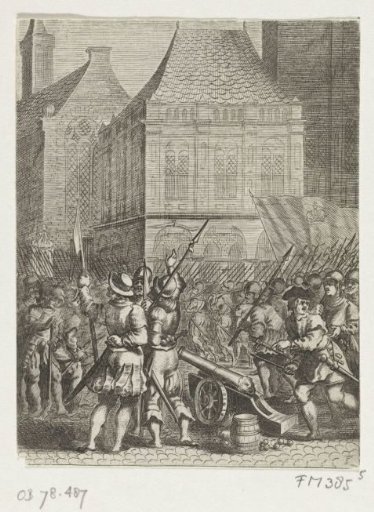 Attack on the Anabaptists in the town hall, 1535