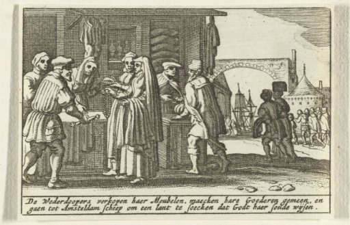 Sale of property and exodus to Münster, 1534