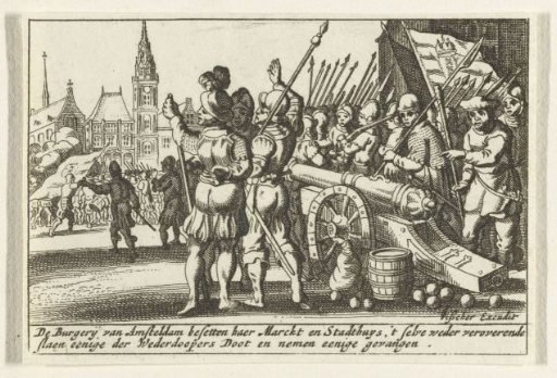 Attack on the Anabaptists in the town hall, 1535