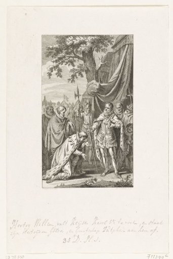 William II of Gelre submits to Emperor Charles V, 1543