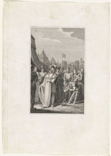 William II of Gelre submits to Emperor Charles V, 1543