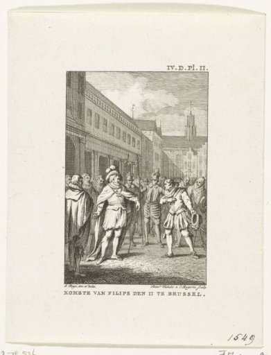 Arrival of Philip II of Spain in Brussels, 1555