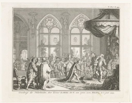 Abdication of Emperor Charles V, 1555
