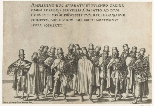 Musicians in Charles V's Funeral Procession