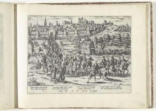 Margaret of Parma Led Away by Alba, 1568