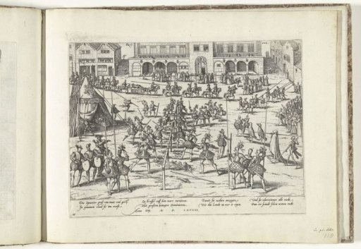 Tournament at the Grote Markt in Brussels, 1569