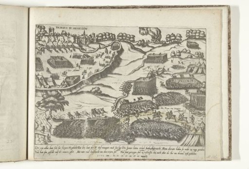 Bergen besieged by Alva, 1572