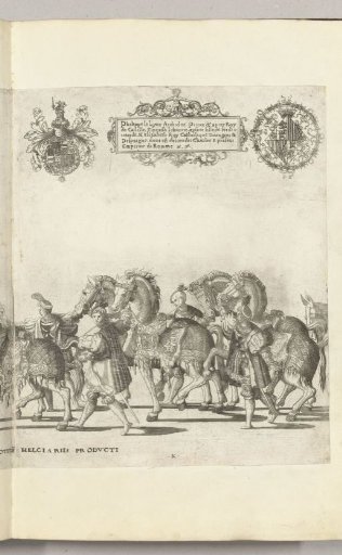 Foot soldiers with horses, plate K