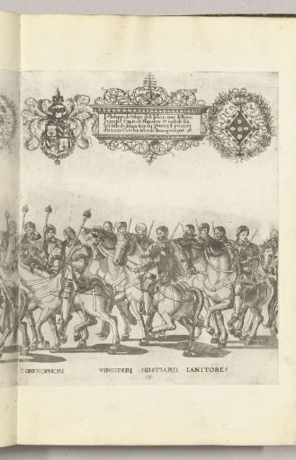 Court officials of Charles V, plate O