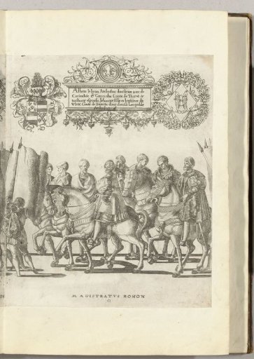 Standard-bearers and magistrates, plate D