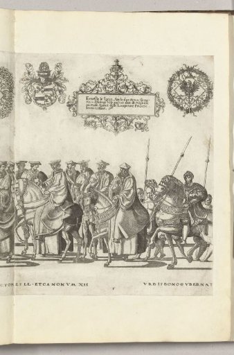 Standard-bearers and canons, plate F