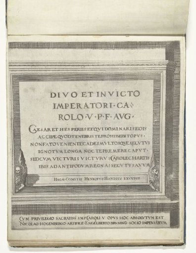 Sheet with the commission to Emperor Charles V, commission