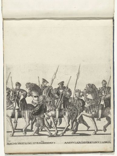 Officials at the imperial court, plate 21