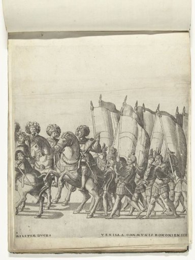 Horsemen and standard-bearers, plate 2