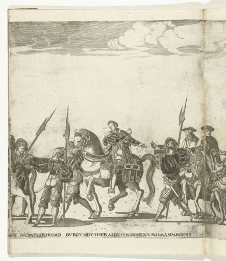 Scattering of new silver coins with the portrait of Emperor Charles V, plate 22