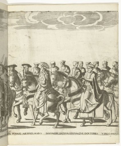 Church scholars including Nicolas Perrenot de Granvelle and Michele Maio, plate 29