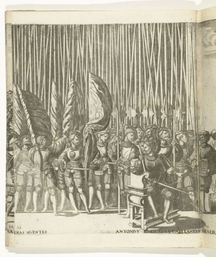 Landsknechts and Antonio de Leyva, plate 34
