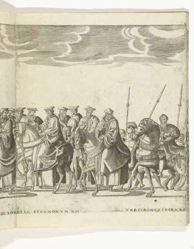 Standard-bearers and canons, plate 5