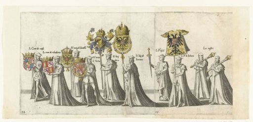 Part of the procession, no. 24 and 25