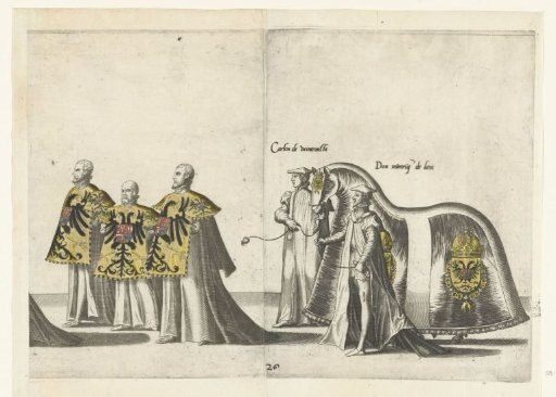 Part of the procession, no. 25 and 26