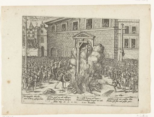 Execution of Anne du Bourg, 1559