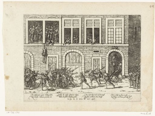 La Motte-Gondrin hanged at Valenciennes, 1562