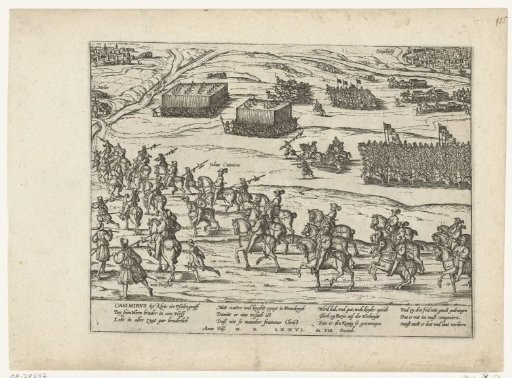 Palatine Count John Casimir marches through Alsace to France, 1576