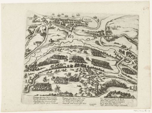 Dieppe liberated by Henry IV, 1590