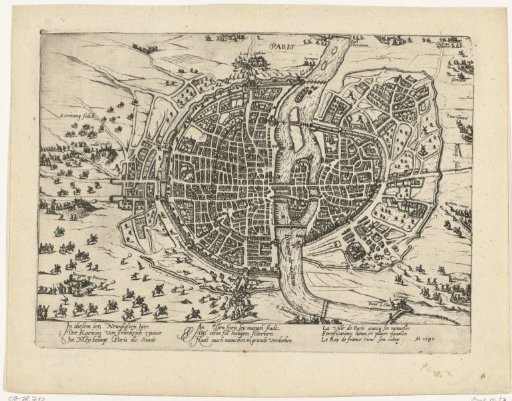 Paris besieged by Henry IV and relieved by Parma, 1590