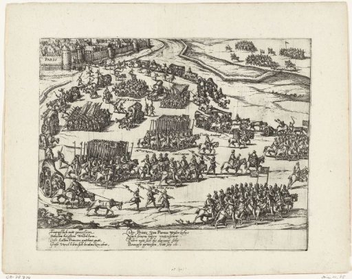 Parma departs from Paris, 1590