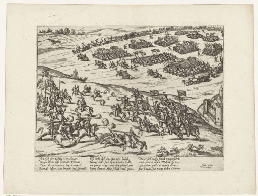 Henry IV meets the army of the Duke of Parma at Aumale, 1592