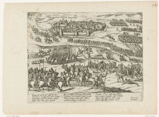 The Duke of Parma besieges Neufchâtel-en-Bray, 1592