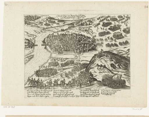 Rouen relieved by the Duke of Parma, 1592